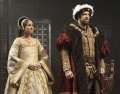 Karen Peakes (Anne Boleyn) and Ian Merrill Peakes (Henry VIII), Henry VIII, directed by Robert Richmond, Folger Theatre, 2010. Carol Pratt