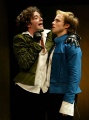 Michael Urie (Mercutio) and Graham Hamilton (Romeo), Romeo and Juliet, directed by PJ Paparelli, Folger Theatre, 2005. Carol Pratt.