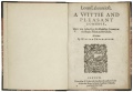 The 1632 Second Quarto title page of Love's Labor's Lost. STC 22295 copy 1.