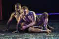 Ryan Sellers and Hassiem Muhammad (Caliban) in The Tempest. Photo by Scott Suchman.