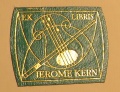 Jerome Kern exlibris, in shelfmark:STC 22450