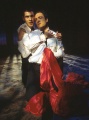 Scot McKenzie (Student #1) and Christopher Borg (Student #2), Shakespeare's R & J, adapted and directed by Joe Calarco, Folger Theatre, 2000. Ken Cobb.