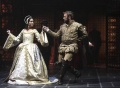Karen Peakes (Anne Boleyn) and Ian Merrill Peakes (Henry VIII), Henry VIII, directed by Robert Richmond, Folger Theatre, 2010. Carol Pratt.