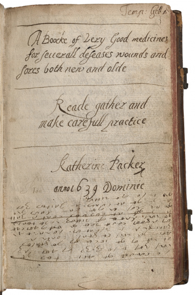 Recipe Books At The Folger Shakespeare Library - Folgerpedia