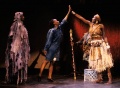 Nego Gato, Amma Wilson, and Mabib Baegne, Njinga the Queen King, written and directed by Ione, Folger Theatre co-presented with Pauline Oliveros Foundation, Inc., 1996. Julie Ainsworth.