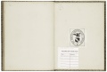 Folger Bookplate in Merchant of Venice, shelfmark: STC 22296 copy 1