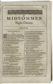 The 1632 Second Folio title page of A Midsummer Night's Dream. STC 22274 Fo.2 no.07.