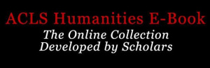 Logo for ACLS Humanities E-Book collection