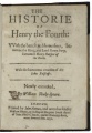 The title page of Henry IV, Part 1 printed in the 1632 Seventh Quarto. STC 22286 copy 1.