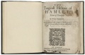 The title page of the 1604 Second Quarto of Hamlet. STC 22276.
